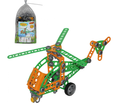 Конструктор Полесье Изобретатель Вертолёт №1 (130 элементов)