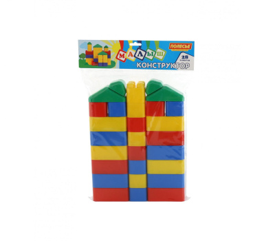 Конструктор Полесье Малыш (28 элементов) (в пакете)