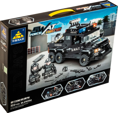 Конструктор Kazi SWAT «Машина для обезвреживания»