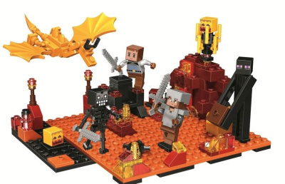 Конструктор Minecraft My World «Нападение на шахтеров»