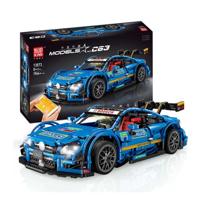 Конструктор Mould King «Гоночный автомобиль AMG C63: синий» с ДУ