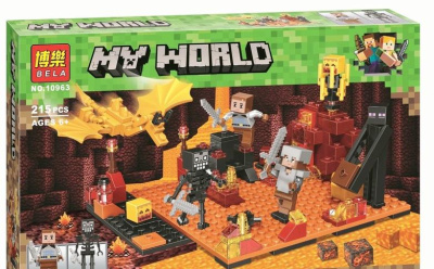 Конструктор Minecraft My World «Нападение на шахтеров»