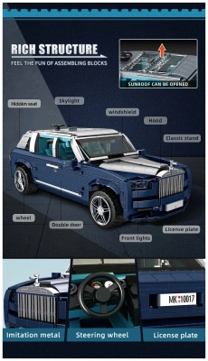 Конструктор MOULD KING «Rolls-Royce Cullinan»
