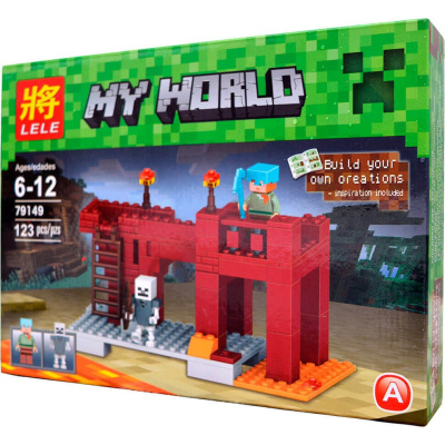 Конструктор Minecraft My World «Красная крепость» Конструктор Minecraft My World «Красная крепость»