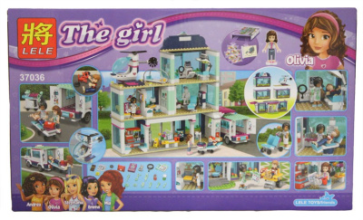 Конструктор Френдс «Клиника Хартлейк Сити»