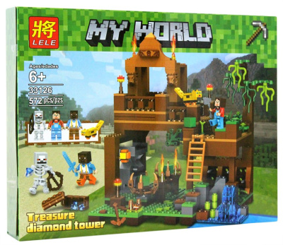 Конструктор Майнкрафт My World «Алмазный замок»