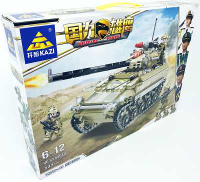 Конструктор Kazi «Китайская боевая гусеничная плавающая машина ZBD-03» Конструктор Kazi «Китайская боевая гусеничная плавающая машина ZBD-03»
