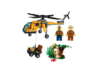 Конструктор Cities «Грузовой вертолет исследователей джунглей»