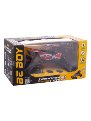 Машинка на радиоуправлении BeBoy «Дорожный Герой Pioneer Racing» красный