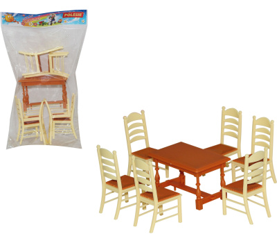 Набор мебели для кукол Полесье №6, 7 элементов