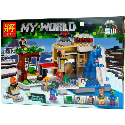 Конструктор Майнкрафт «Снежная гора»