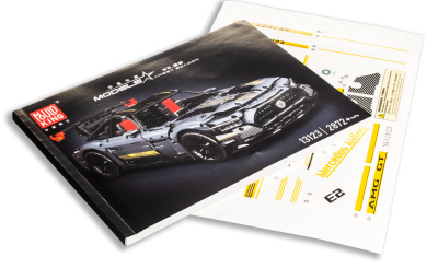 Конструктор Mould King «Мерседес AMG GT R 1:8 Shadow»