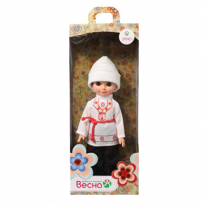 Кукла Весна Мальчик в Чувашском костюме, 30см
