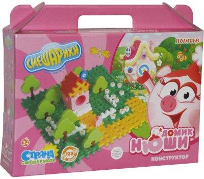 Конструктор Полесье Смешарики Домик Нюши Конструктор Полесье Смешарики Домик Нюши