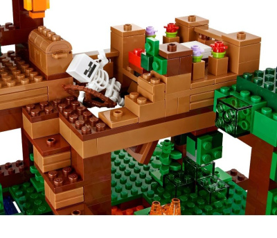 Конструктор Майнкрафт My World «Домик в джунглях на дереве»