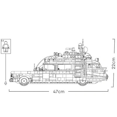 Конструктор Creator «Автомобиль Охотников за привидениями ECTO-1»