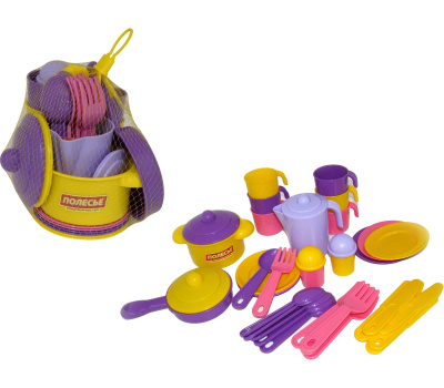 Набор детской посуды Полесье Настенька на 6 персон Набор детской посуды Полесье Настенька на 6 персон