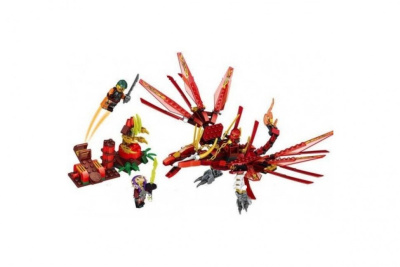 Конструктор Ninjago «Пламенный дракон Кая»