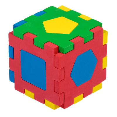 Бомик Мягкий конструктор Кубик-геометрия