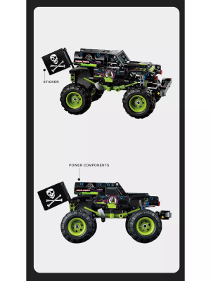 Конструктор BL «Monster Jam Grave Digger» 2в1