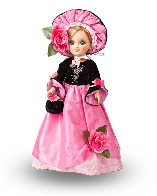 Одежда для куклы Анастасия Весна Фуксия "Коллекция Вальс цветов"