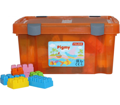 Конструктор Полесье Малютка (245 элементов) в контейнере