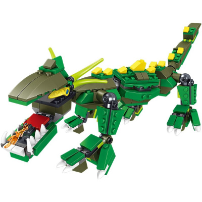 Конструктор Ninja «Зеленый дракон трансформер»