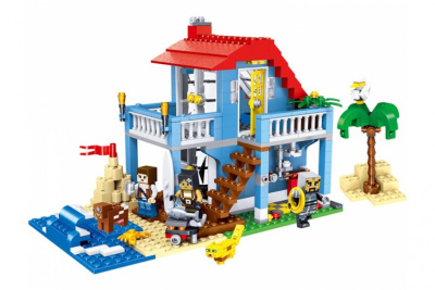 Конструктор Майнкрафт «Домик у озера 3 в 1»