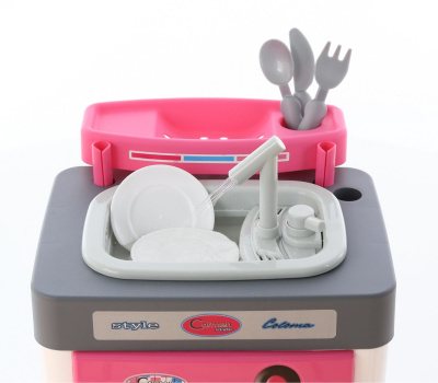 Игровой набор Полесье Carmen №3 с посудомоечной машиной и мойкой (в коробке)