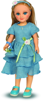 Одежда для куклы Анастасия Весна Голубой ажур "Коллекция Ажур"