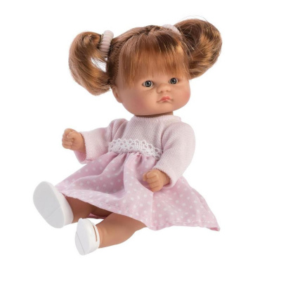 Пупсик "ASI" в пурпурно-розовом платьице, 20 см