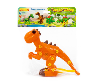 Конструктор Полесье Динозавр Тираннозавр (40 элементов)