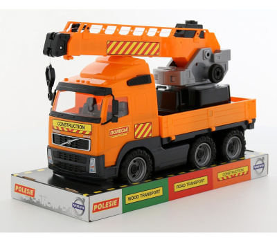 Автокран Полесье Volvo с поворотной платформой