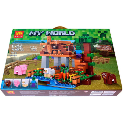 Конструктор Minecraft My World «Ранчо ветряная мельница»