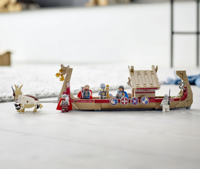 Конструктор Супер Герои «Козья лодка Мстители»