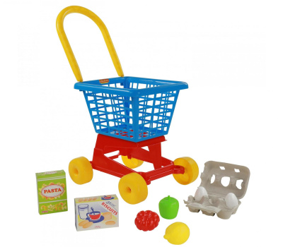 Тележка Полесье Supermarket №1 + набор продуктов №2