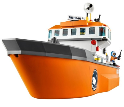 Конструктор Urban «Ледокол и полярная станция с транспортом»