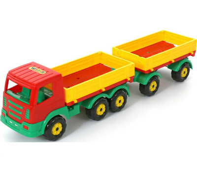 Автомобиль Полесье бортовой Престиж с прицепом Автомобиль Полесье бортовой Престиж с прицепом