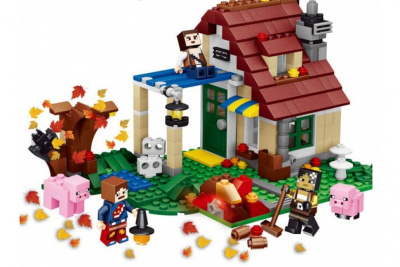 Конструктор Майнкрафт «Времена года 3 в 1»