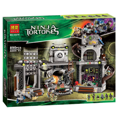 Конструктор Черепашки-ниндзя «Вторжение в логово черепашек»