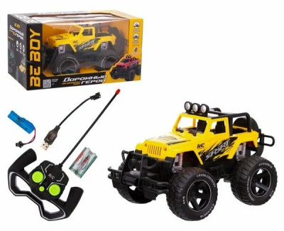 Машинка на радиоуправлении BeBoy «Дорожный Герой Sport Off-Road RS» жёлтый Машинка на радиоуправлении BeBoy «Дорожный Герой Sport Off-Road RS» жёлтый