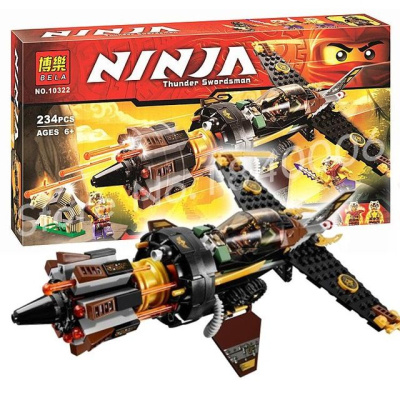 Конструктор Ниндзяго «Скорострельный истребитель Коула»