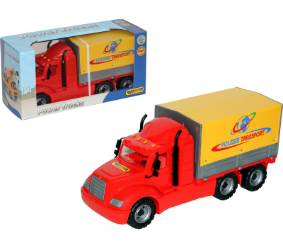 Автомобиль Полесье Майк бортовой тентовый (в коробке)