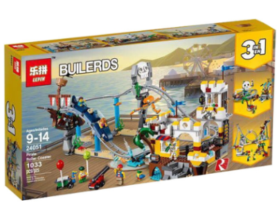 Конструктор Create «Пиратские горки» 3 в 1