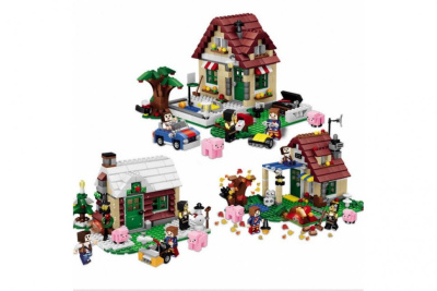 Конструктор Майнкрафт «Времена года 3 в 1»