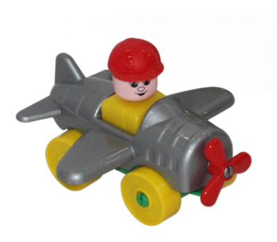 Конструктор Полесье Юный путешественник Самолёт (10 элементов)