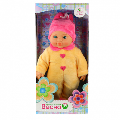 Пупс Весна Малышка "Сердечки", 30 см