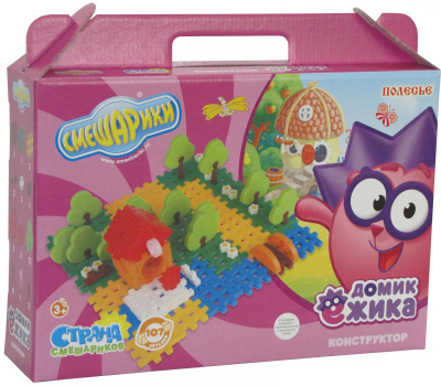 Конструктор Полесье Смешарики Домик Ёжика