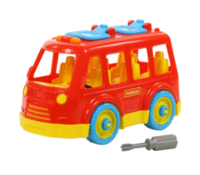 Конструктор Полесье Автобус (в сеточке) Конструктор Полесье Автобус (в сеточке)