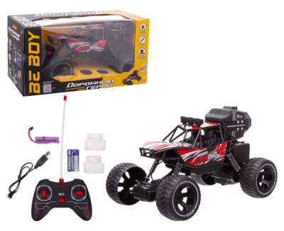 Машинка на радиоуправлении BeBoy «Дорожный Герой Pioneer Racing» красный
